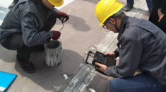 鋼桁梁橋面板焊縫檢測