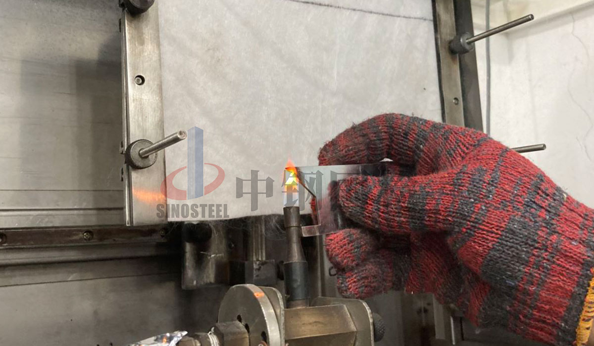 建筑材料可燃性試驗2