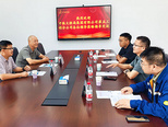 中铁大桥局集团有限公司第五工程分公司至中钢国检调研交流